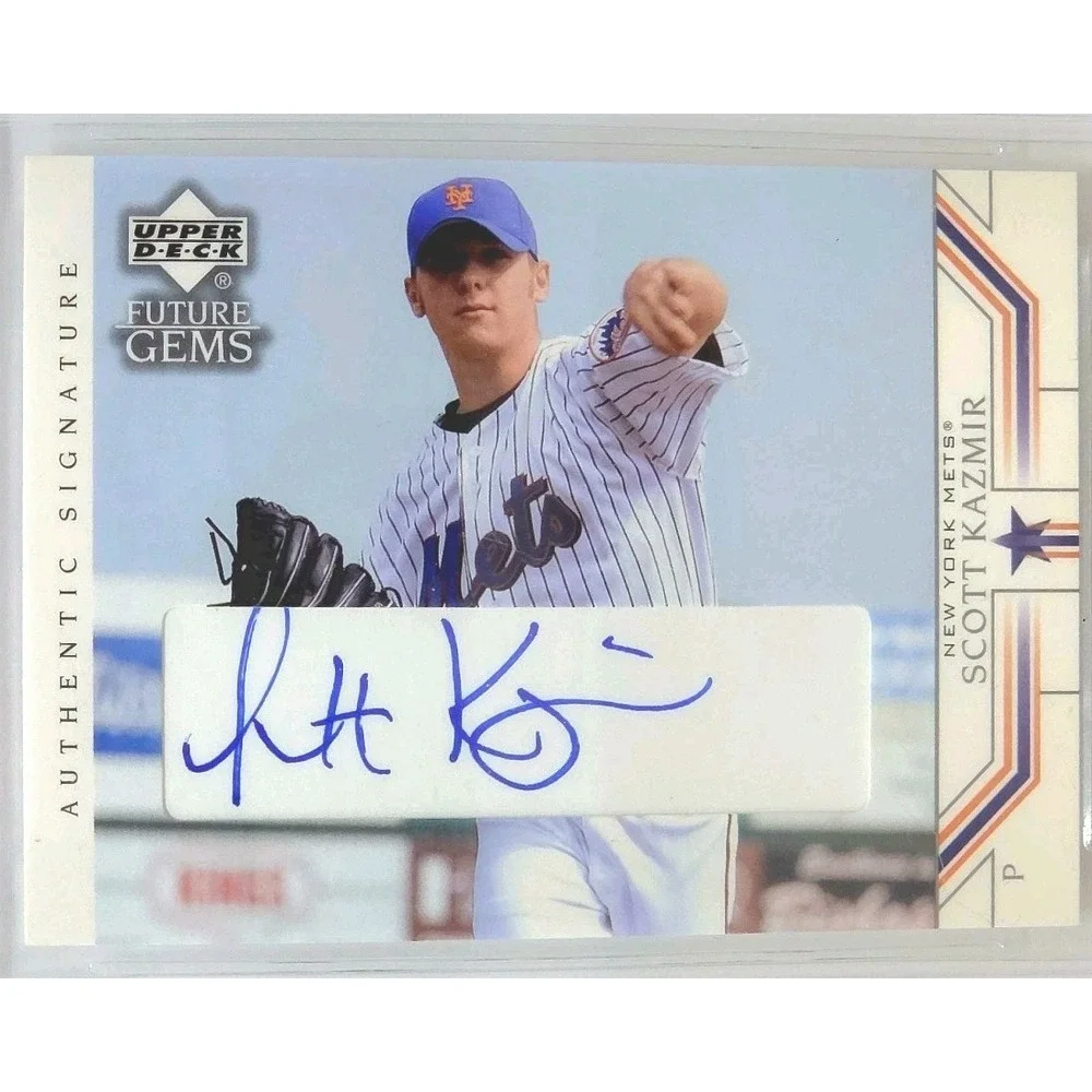 2002 Upper Deck Prospect Premieres Scott Kazmir‎ #95 BGS 9.5 GEM MINT Auto RC